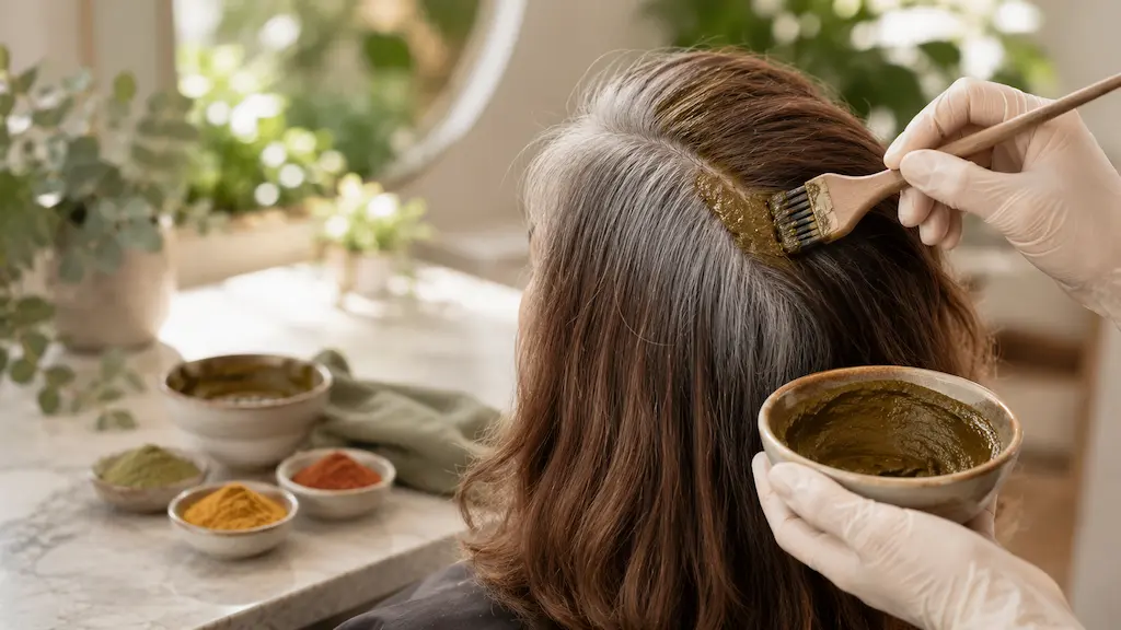 Cobertura de canas con tintes 100% vegetales- cómo funciona